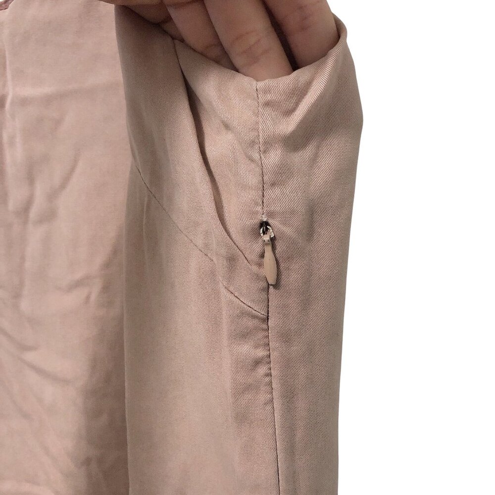 Thread And Supply Solid Tan V-Neck Sleeveless Cri… - image 8